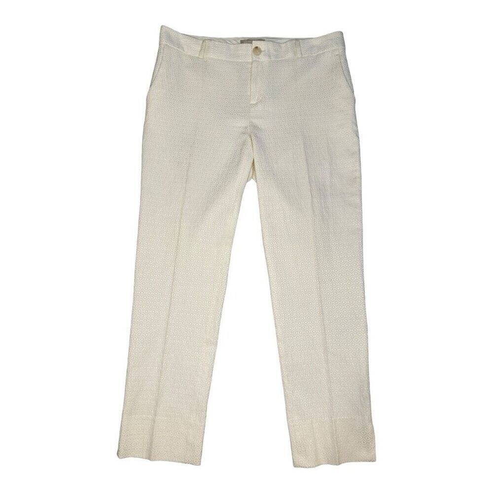 Banana Republic Cream Ankle Pants